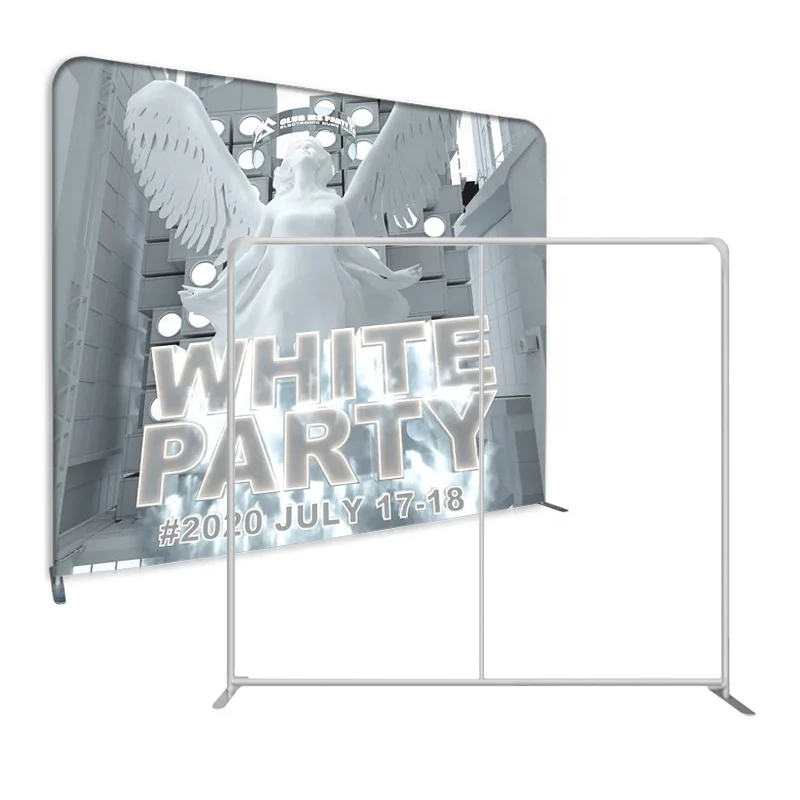 Exhibition Frame Fabric Tension Photo Booth Folding Tent Pop Up Backdrop Aluminium 10x10 Trade Show Display Stand