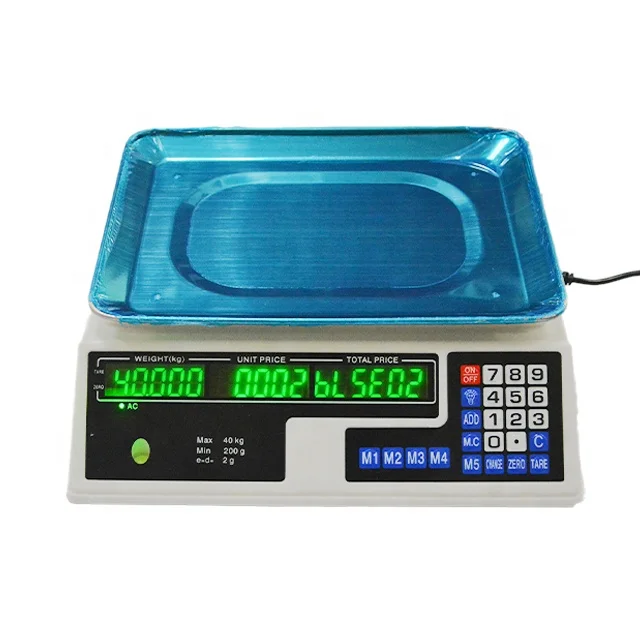 Household sri lanka digital 40kg acs-30 price computing scale