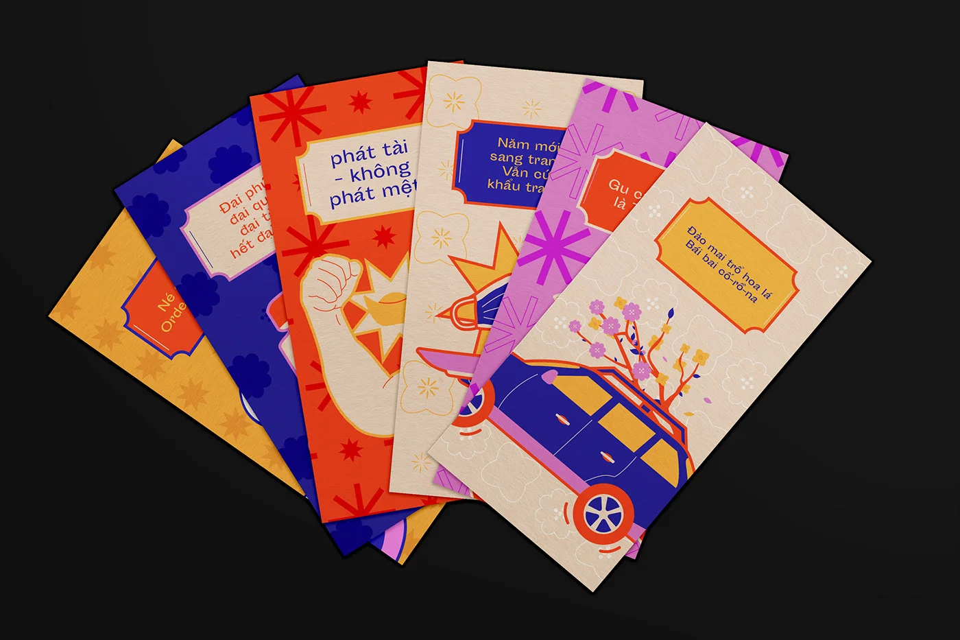 New Year Hong Bao Lucky Money Pocket hari raya Cute gift Red Packet Envelope