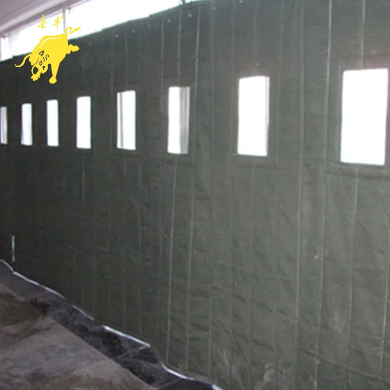 Winter Door Curtain/Cheap Door Curtain made of canvas or oxford or PU