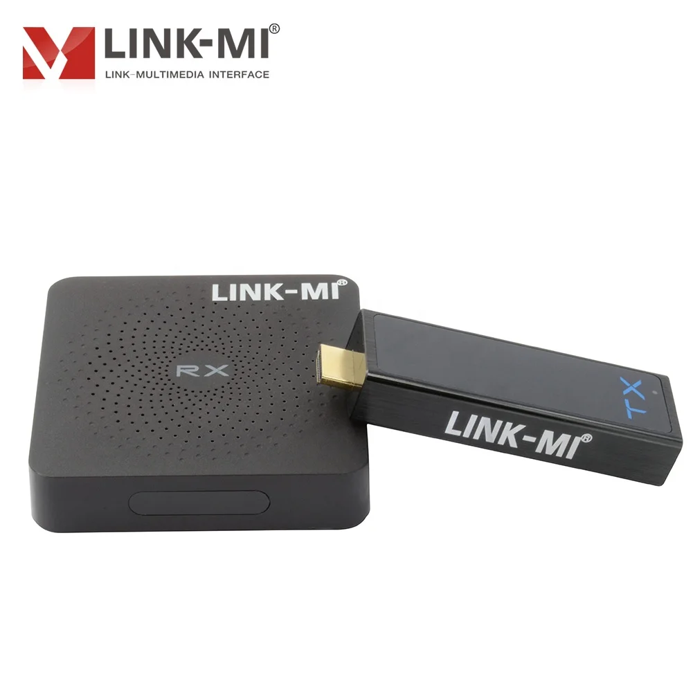 LINK-MI 1080P Full HD 30M/98FT Wireless Extender HDMI WiFi Transmitter and Receiver over 60GHz Low Latency Plug & Play portable