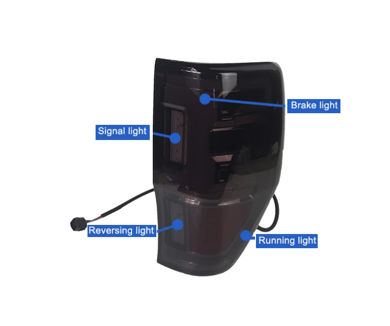 4*4 автомобильные аксессуары задние фары для Ranger Raptor T6 T7 2012-2019