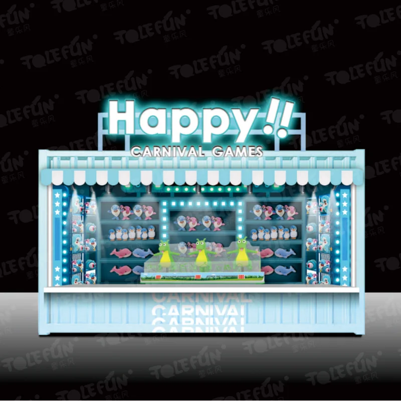 Tolefun Amusement Indoor Theme Park Popular Interactive Attraction Outdoor Containers Carnival Booth Games Large For Sale