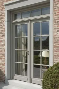 Seeyesdoor wooden double windows door tempered glass entry doors exterior for apartment