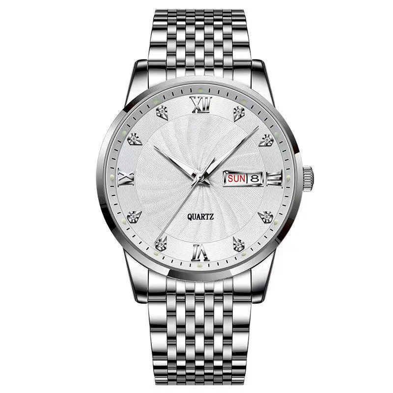 New Arrival Customizable New Design Dial Calendar Waterproof Stainless Steel Minimalist Watch Men