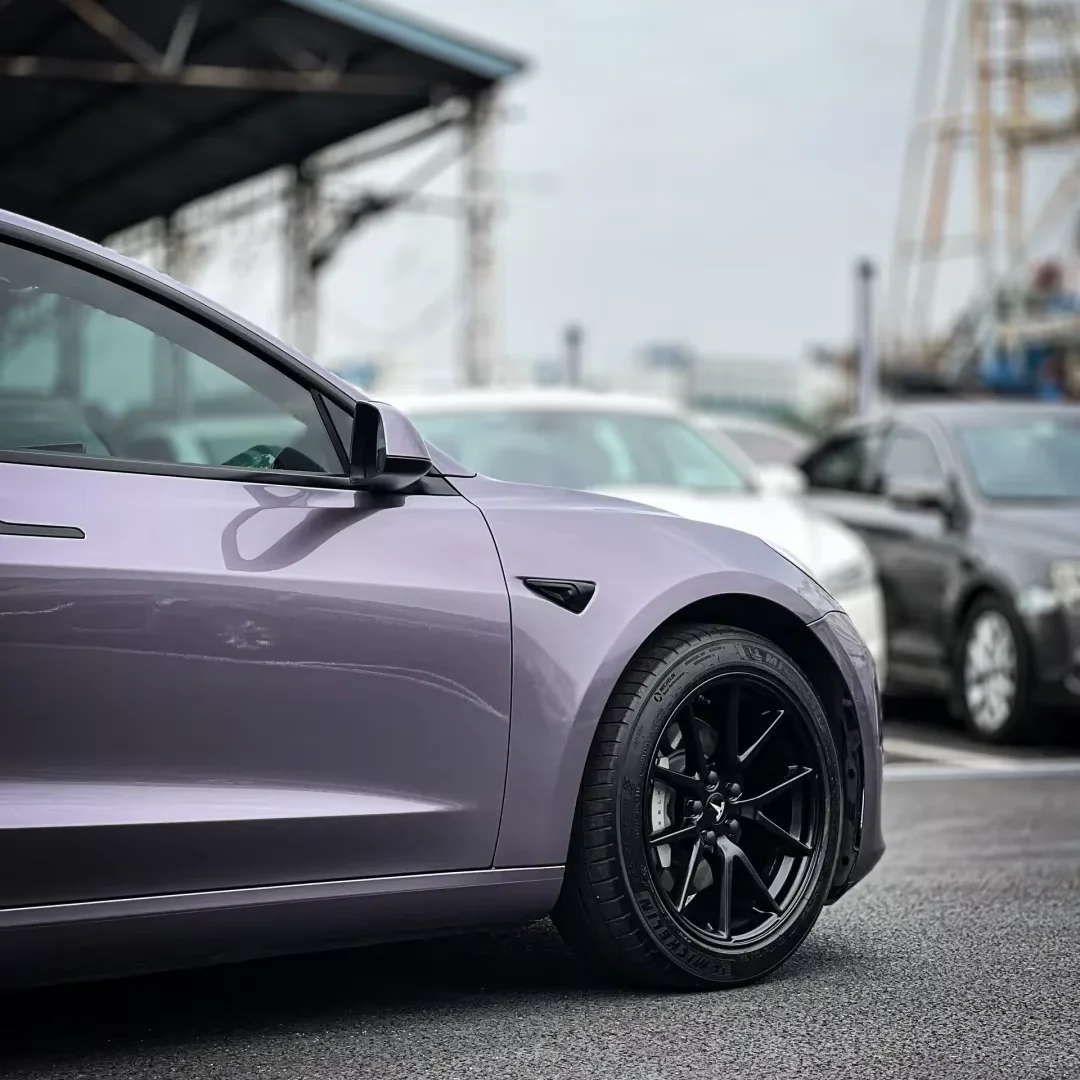 CARLISE 1.52 x 15m Thermal Repair TPU Crystal Combat Green Paint Protective Film Gloss color PPF