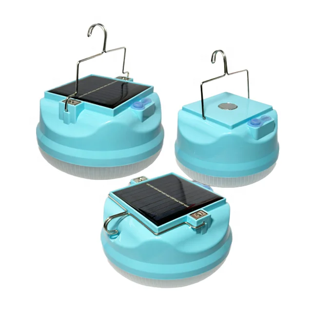 Аккумуляторная лампа для кемпинга на солнечной батарее и с USB-зарядкой