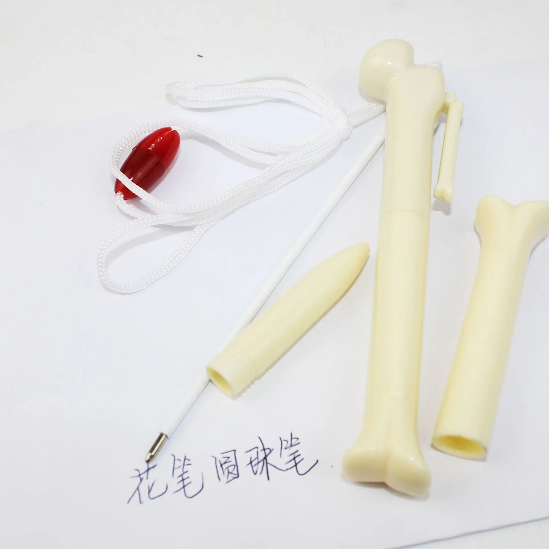 Promotional Advertising Novelty Hospital doctors nurses ballpoint pens Bone Shaped Ballpoint Pen Plastic Creative Ball Pen