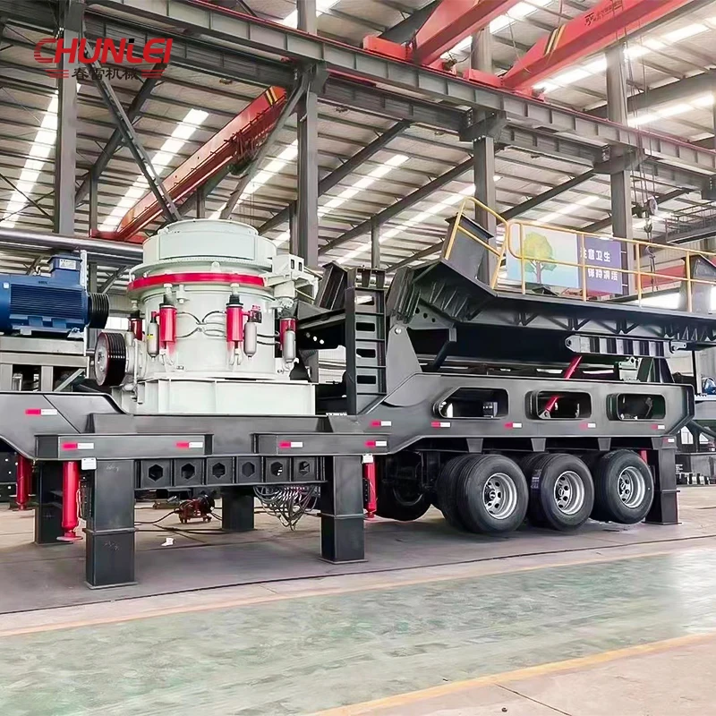 Spot Goods Wheel Type Mobile Crushing And Screening Plant MTN1213 Crushing Station