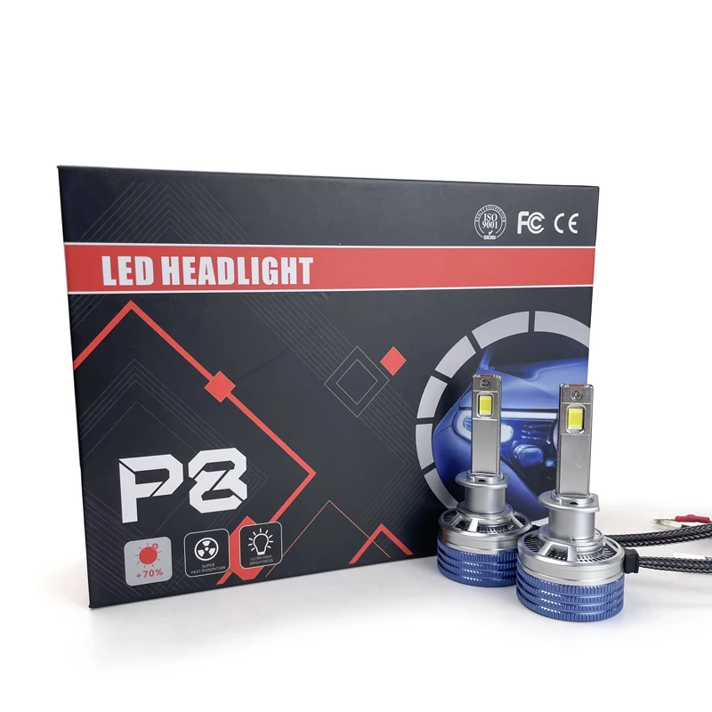 Evitek Super Bright car led headlight P8 240W 30000LM LED Headlight Bulb H1 H7 9005 9006 CSP 4575 Big Size LED Chip Lamp for 12V