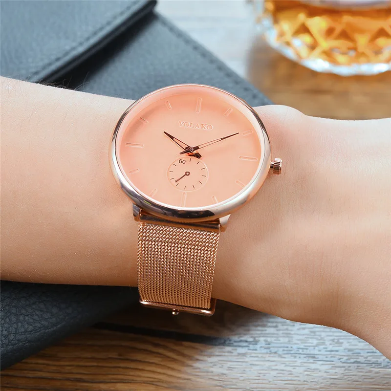 WJ-8748 New Arrival Milan Mesh Unisex Wrist Watch For Ladies Charming Unique Cute Multicolor Mesh Belt Women Wristwatch