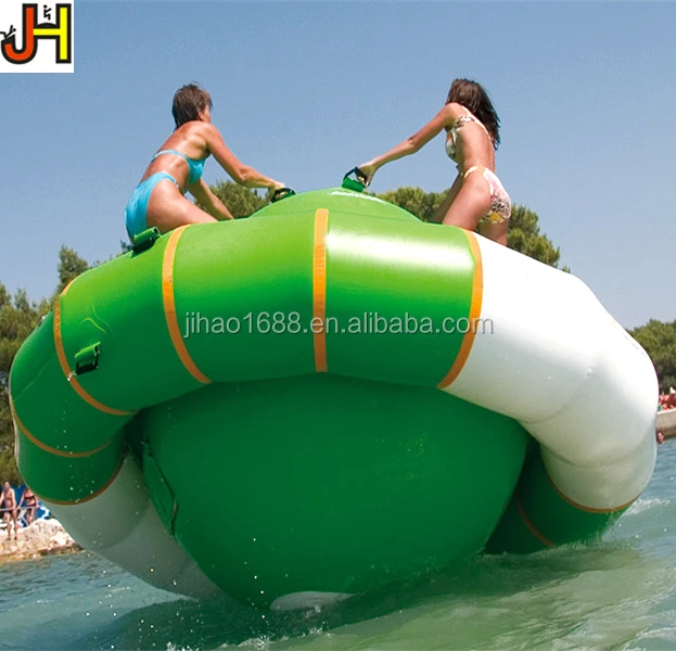 Inflatable Saturn Rocker Water Toy Floating Crazy Water Games