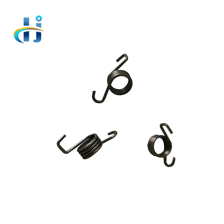 Black Powder Coated High Strength Electrical Equipment Using Helical Coil Torsional Springs Constant Force Steel Coil Strip