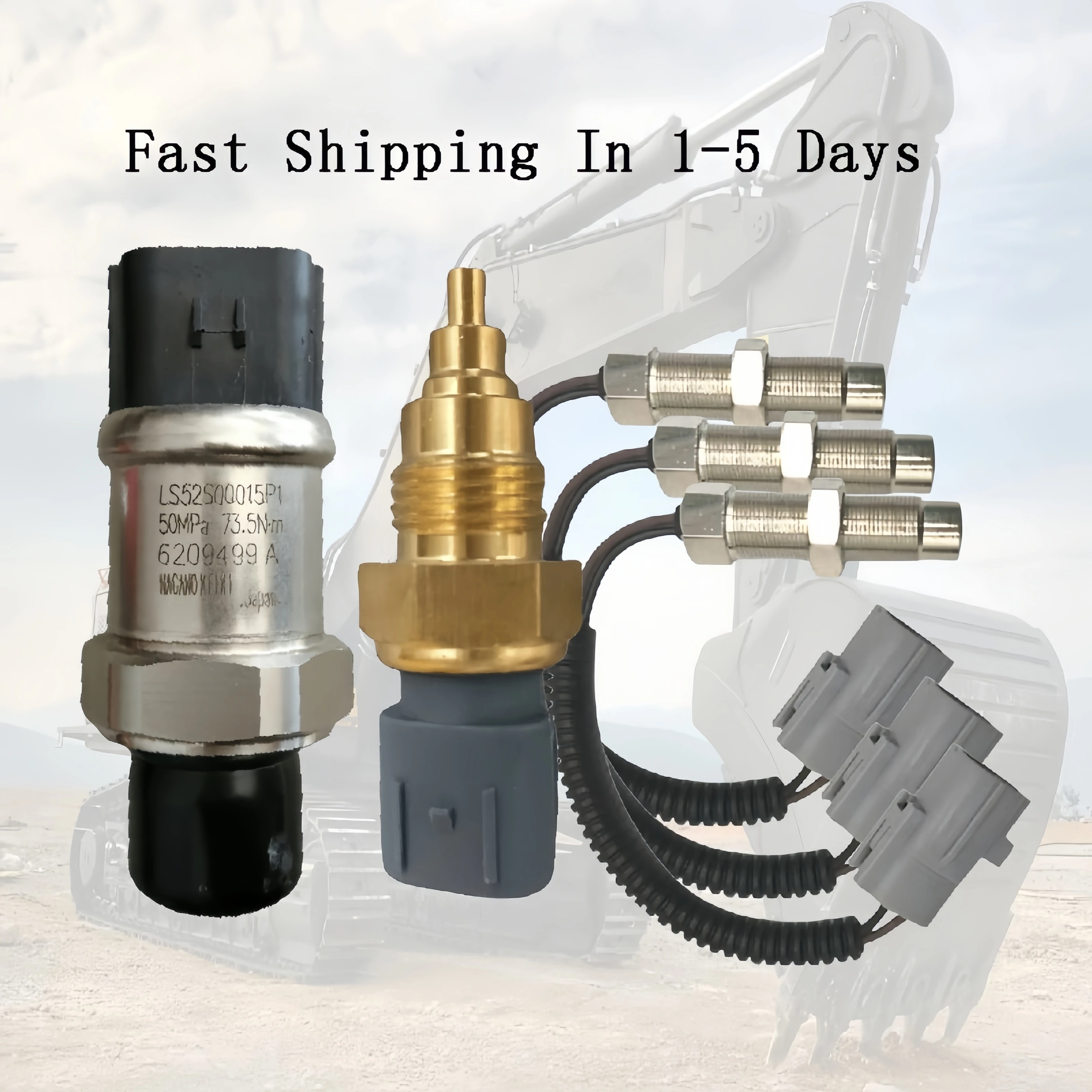 High Pressure 500Bar Hydraulic Pump Sensor 31Q4-40800 063G1603 For Hyundai R225-7 R225-9 Excavator