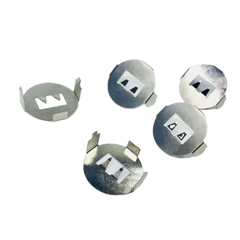 Waterproof Coin Cell Battery Holder Battery Contact Spring Plate
