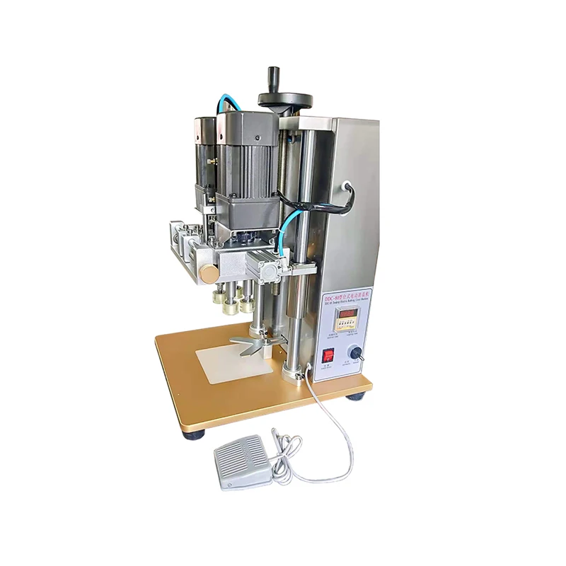 SGJ-80 electric and pneumatic plastic bottle capping machine, spray capping machine
