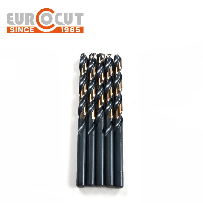 EUROCUT HSS 4341 Fully Ground Brocas 118 Degree Tips Drill Bit Twist Drill Bits For Metal Wood