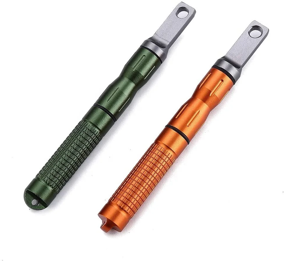 Outdoor Survival Camp EDC Alloy Fire Starter Waterproof Magnesium Flint Stone CNC Gear Pocket camping tool