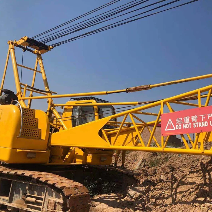 Hydraulic Used Crawler Crane Secondhand Telescope Crane
