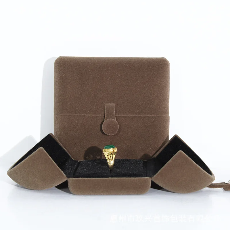 Travel Jewelry Storage Case Velvet  Case Packing Jewelry Boxes Pillow Jewelry Box