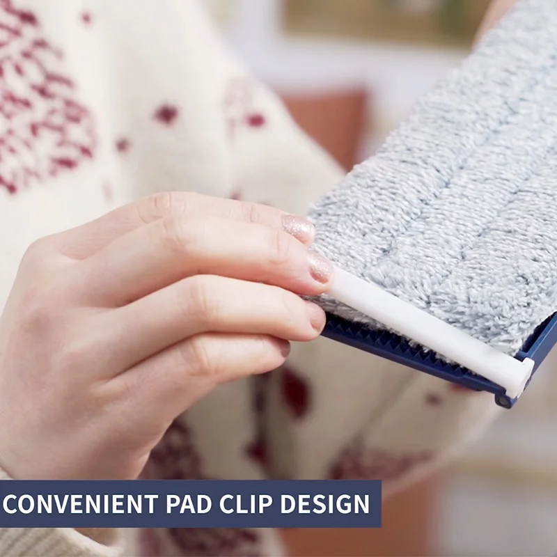 Customized Hand Free Easy Use Cleaning Flat Mop flat mop with springbutton flat floor mop and bucket set