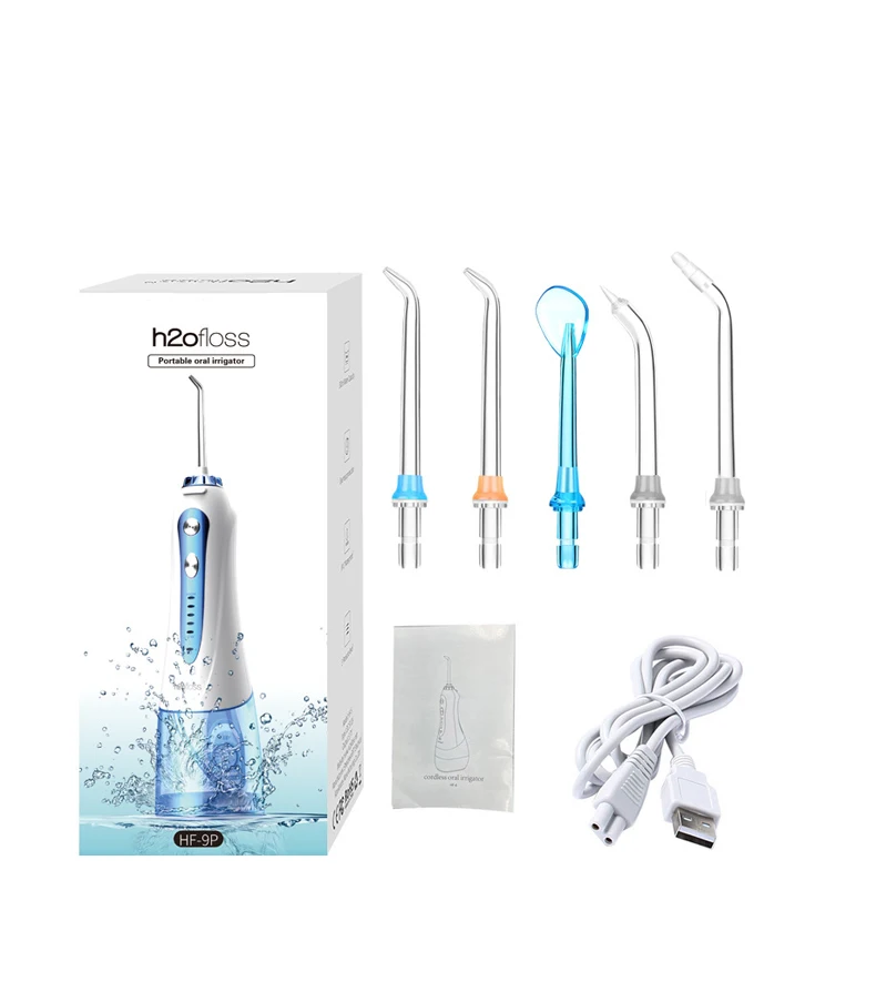 Water Flosser Professional Cordless Dental Oral Irrigator with Waterproof Design and 5 Modes water toothpick H2ofloss