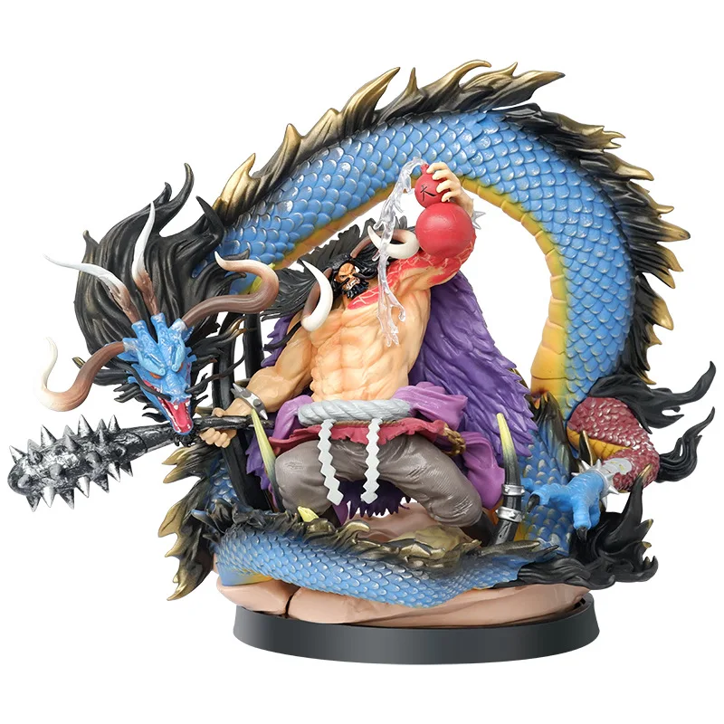 30cm Large Kaidou Scenes of Beasts and Dragons ONE PIECE Toys Action Figures Anime Wholesale Boxed Model Ornaments