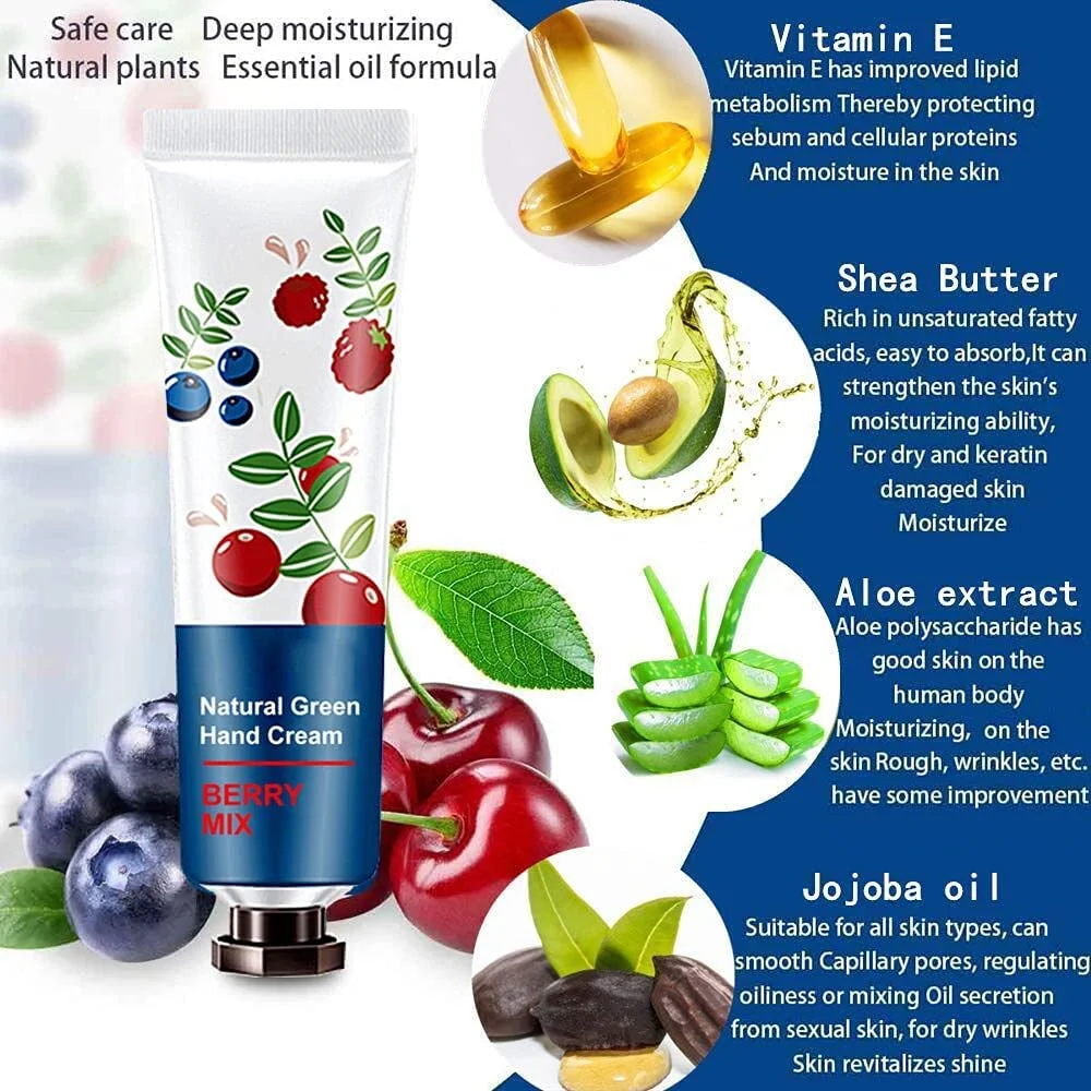 Wholesale High Quality Hand Cream Moisturizing Private Label Organic Hand Cream Whitening Mini Hand Cream Lotion