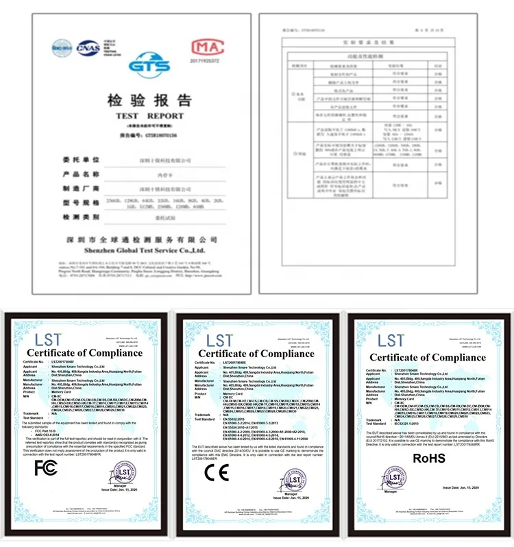 memory card Testing Report