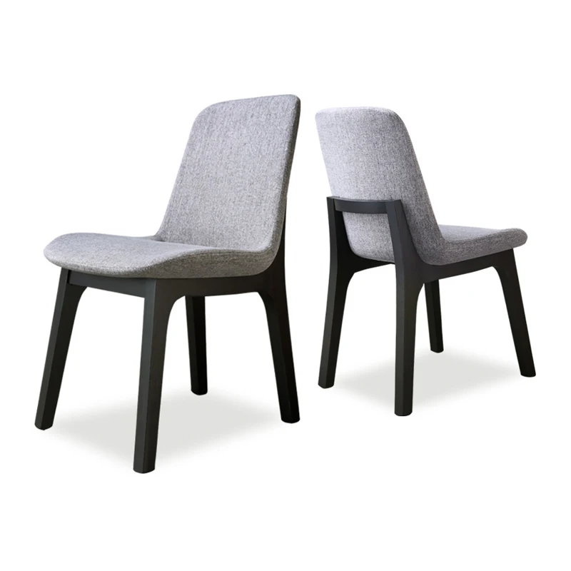 Деревянный кожаный обеденный стул для ресторана, столовой, гостиницы