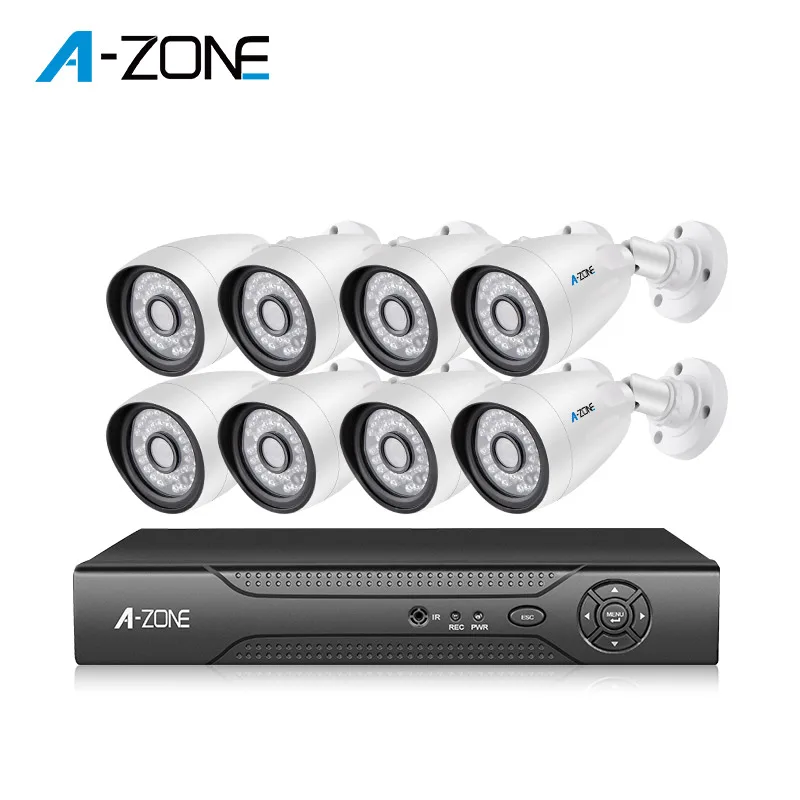 Night Vision 1080P Camera Mobile Outdoor Hidden Plug Quality Hd Resolution Security Supplier Home System 8Channel Cctv Kit