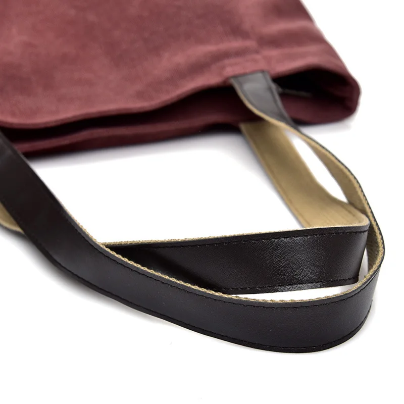 Fashion Daily Purse women Top Handle Shoulder Tote Shopper Women Canvas Handbag sacs a main femme