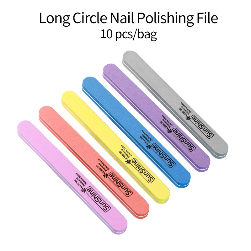 High Quality 2 way Sponge Nail Polish File Buffer shining file OEM Custom logo