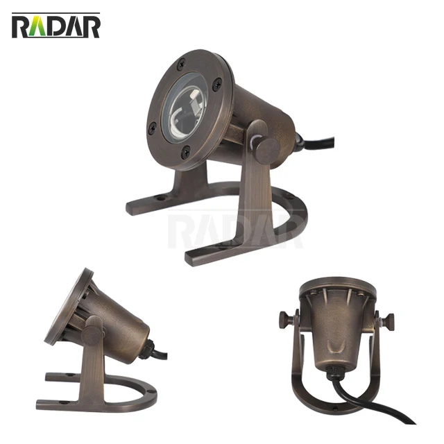cast brass  Diving landscape garden light for underwater fountain using IP68 waterproof color bulb light can install RGB bulb