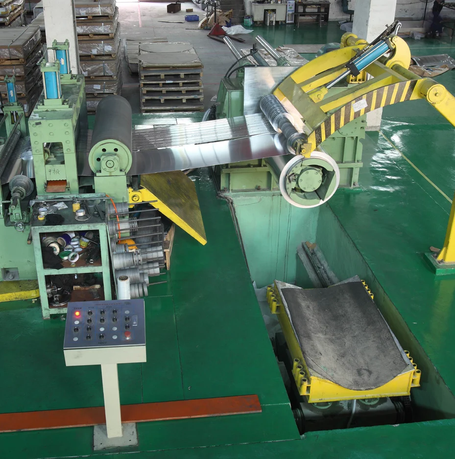 Twin slitting heads full automatic stainless steel slitting line 0.5~3.0mm*1400mm