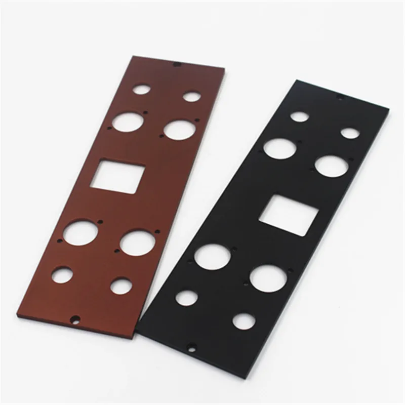 
Dongguan factory high precision aluminum audio amplifier front panel 