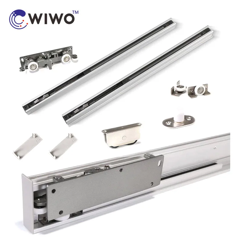 China Supplier Shower Door Hardware Sliding Barn Wood Door Roller Wheel Set