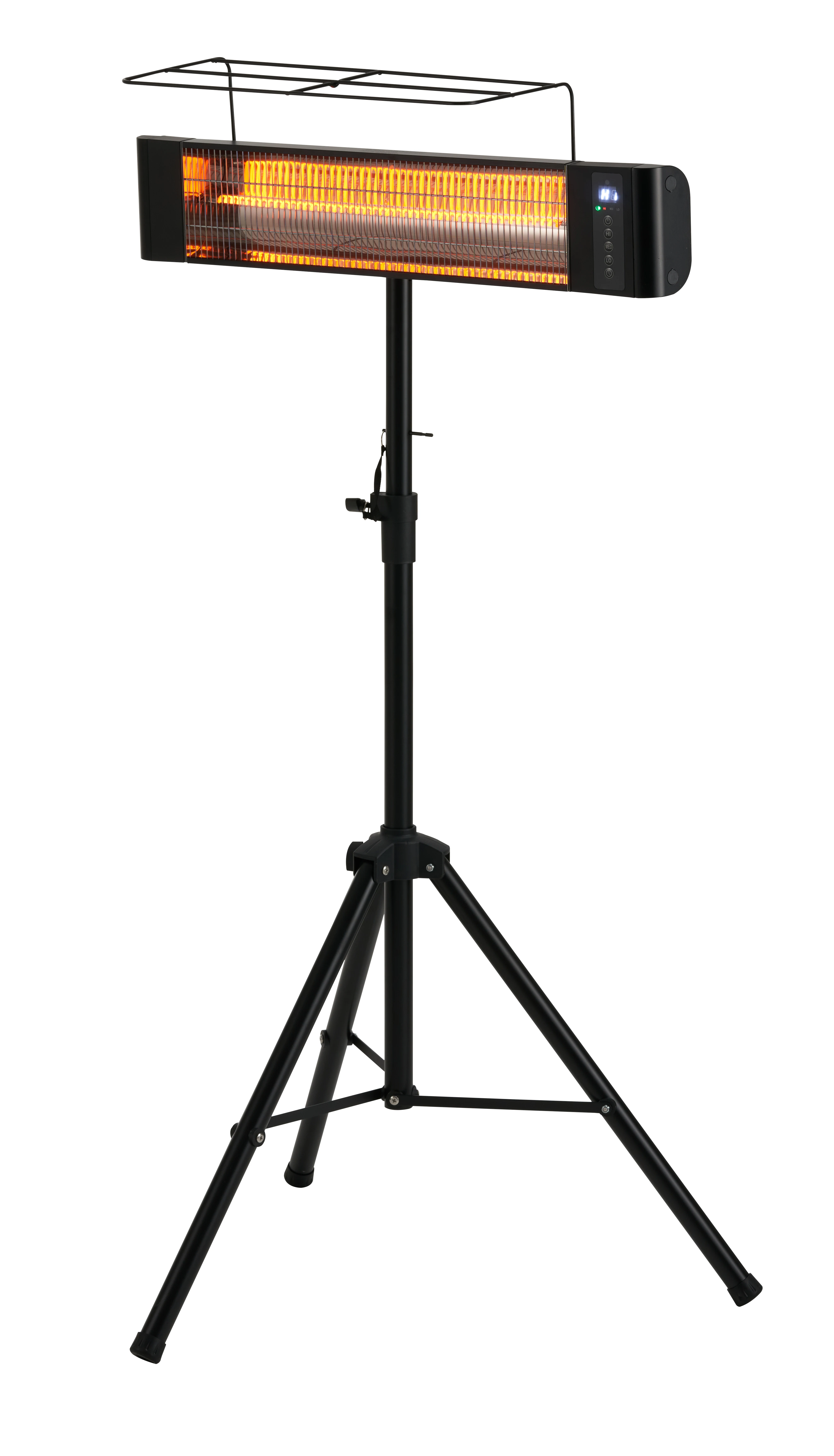 12 Hour Programmable Timer. Indoor/Outdoor Infrared Patio Heater Portable Tripod  Instant Heating Carbon Fiber Element