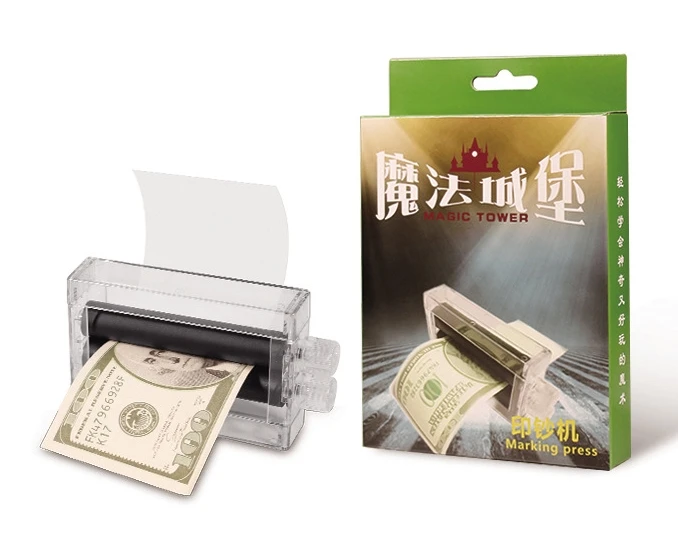 Paper Change To Money Easy Magic Prop Money Maker Tricks Make Money machine toy for kids