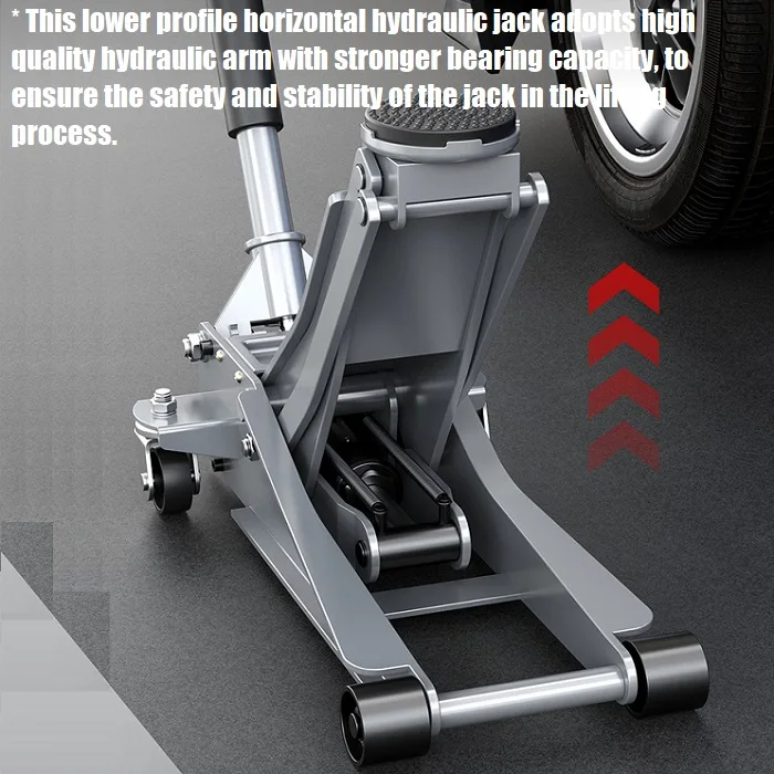 High quality underground jacking machine horizontal 3 ton 2.5 ton floor jack horizontal hydraulic jacks