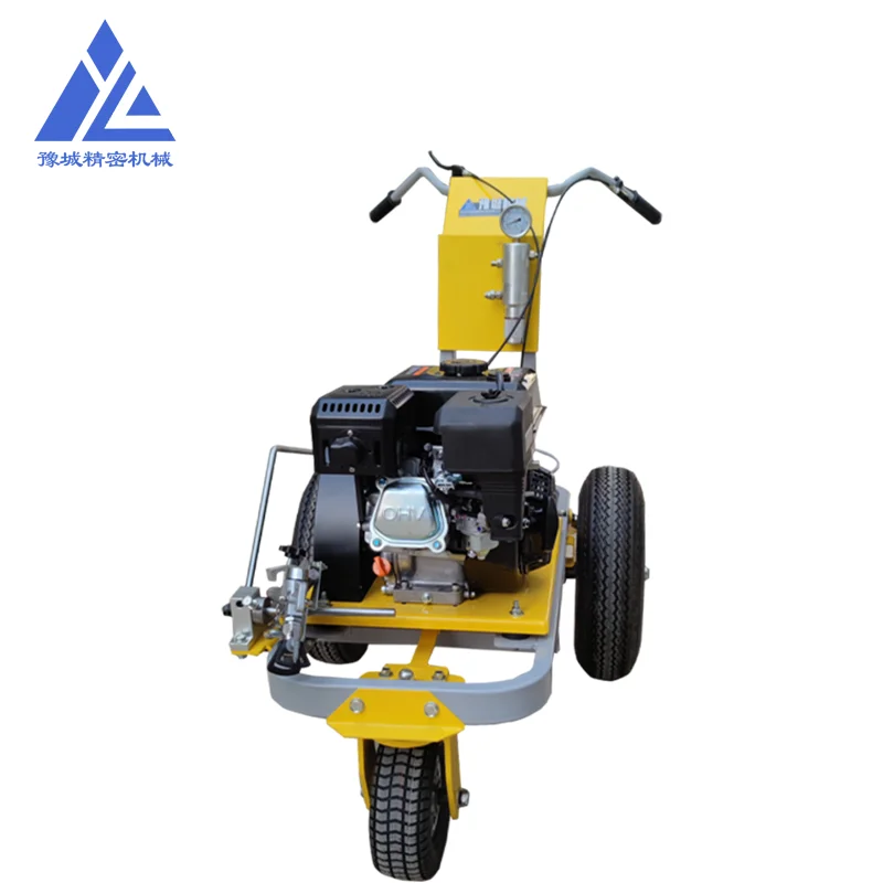 Hand push self propelled thermoplastic hot melt road line painting pavement equipment machine for sale