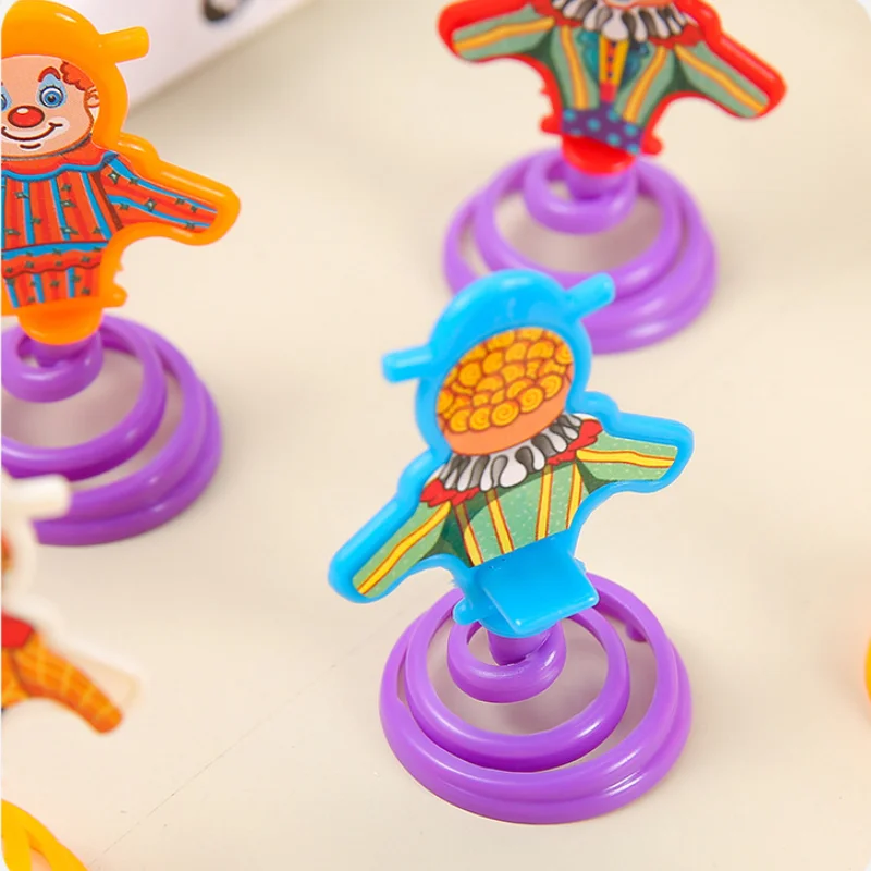 Hotsale Bulk Mini Spring Clown Figures Toys For Vending Capsule Classroom Prize Mini Spring Clown Figures Toys