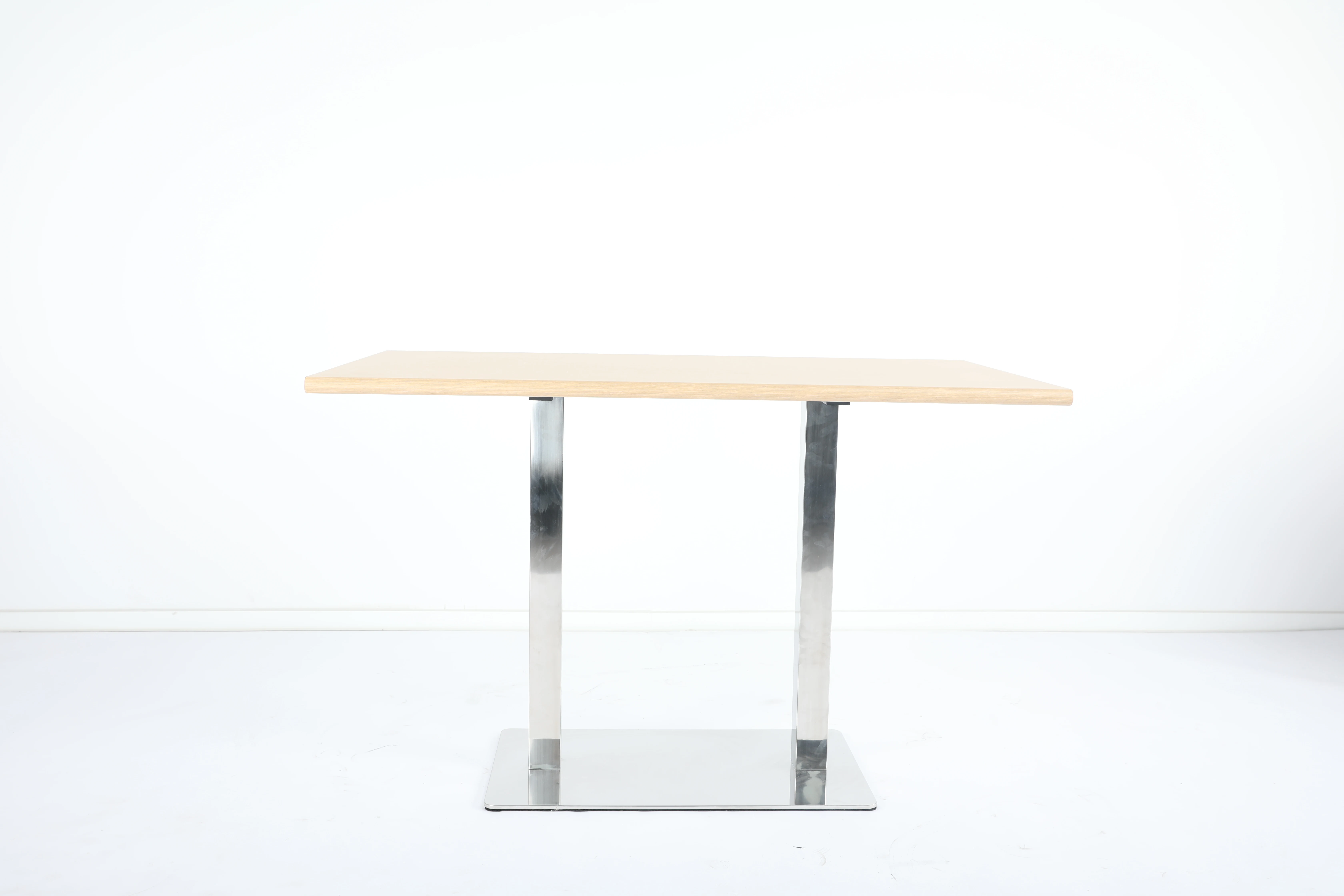 Ресторанная мебель из нержавеющей стали, обеденный стол и стул