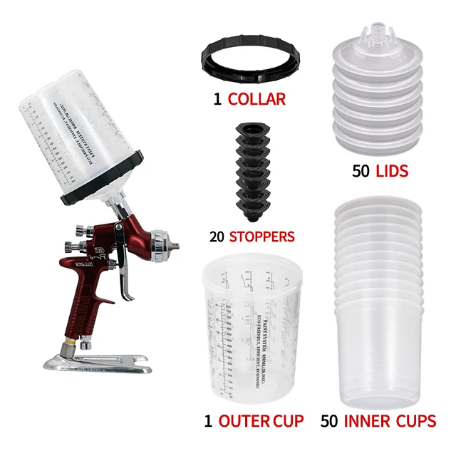 Factory Wholesale Spray Gun Paint Cups 650ml 125mic