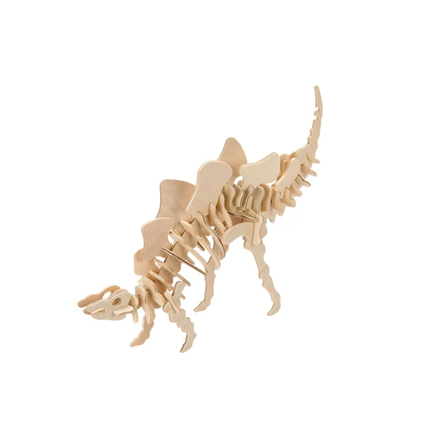 Educational 3D Wooden Dinosaur Puzzles Perfect for STEM Learning and Imaginative Jurassic Adventures