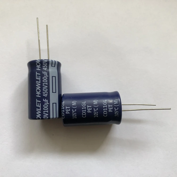  Хаулет бренд Высокая надежность конденсатор с алюминиевой крышкой 400v 100 мкФ 450V OEM алюминиевый электролитический
