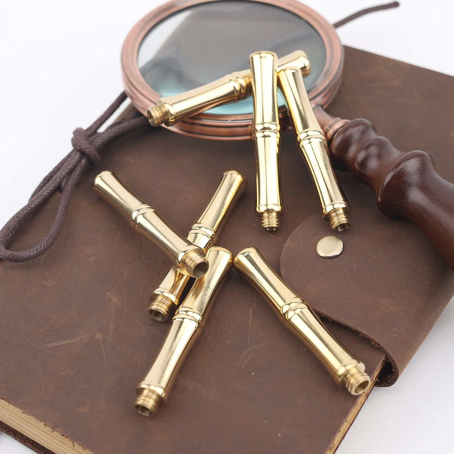 Wholesale Popular Wax Seal Stamp Heads With Bamboo Copper Handles Custom Sealed Stamps For Wedding Card Invitation Handmade