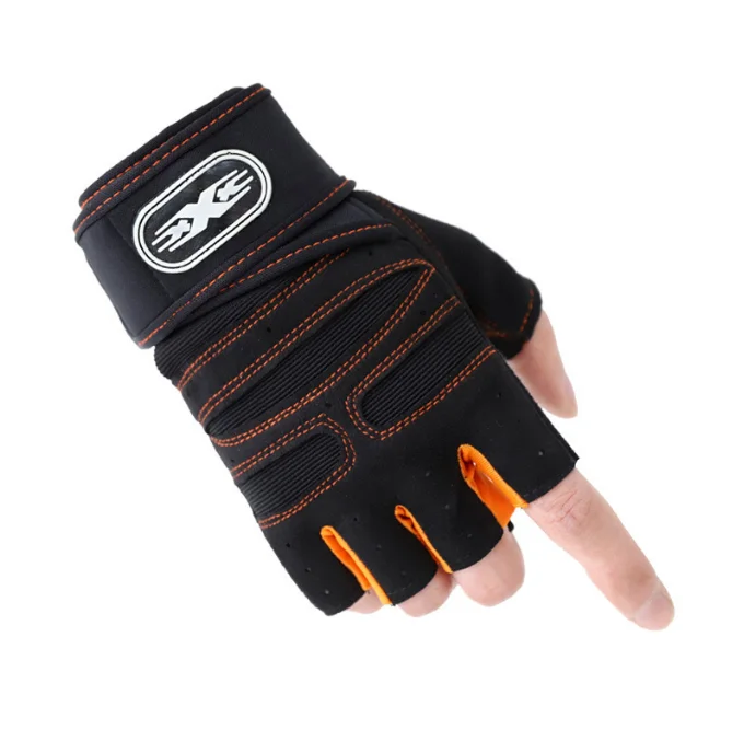Outdoor Sports Gloves Motorcycle Weight Lifting Bicycle Half Finger Fitness Gloves Custom Half Finger Gloves