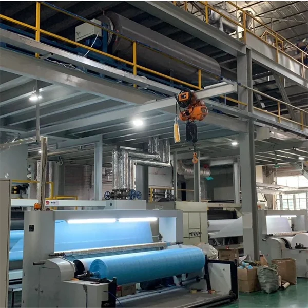 Multifunctional slitter fabric single non-woven machine pet nonwoven production line