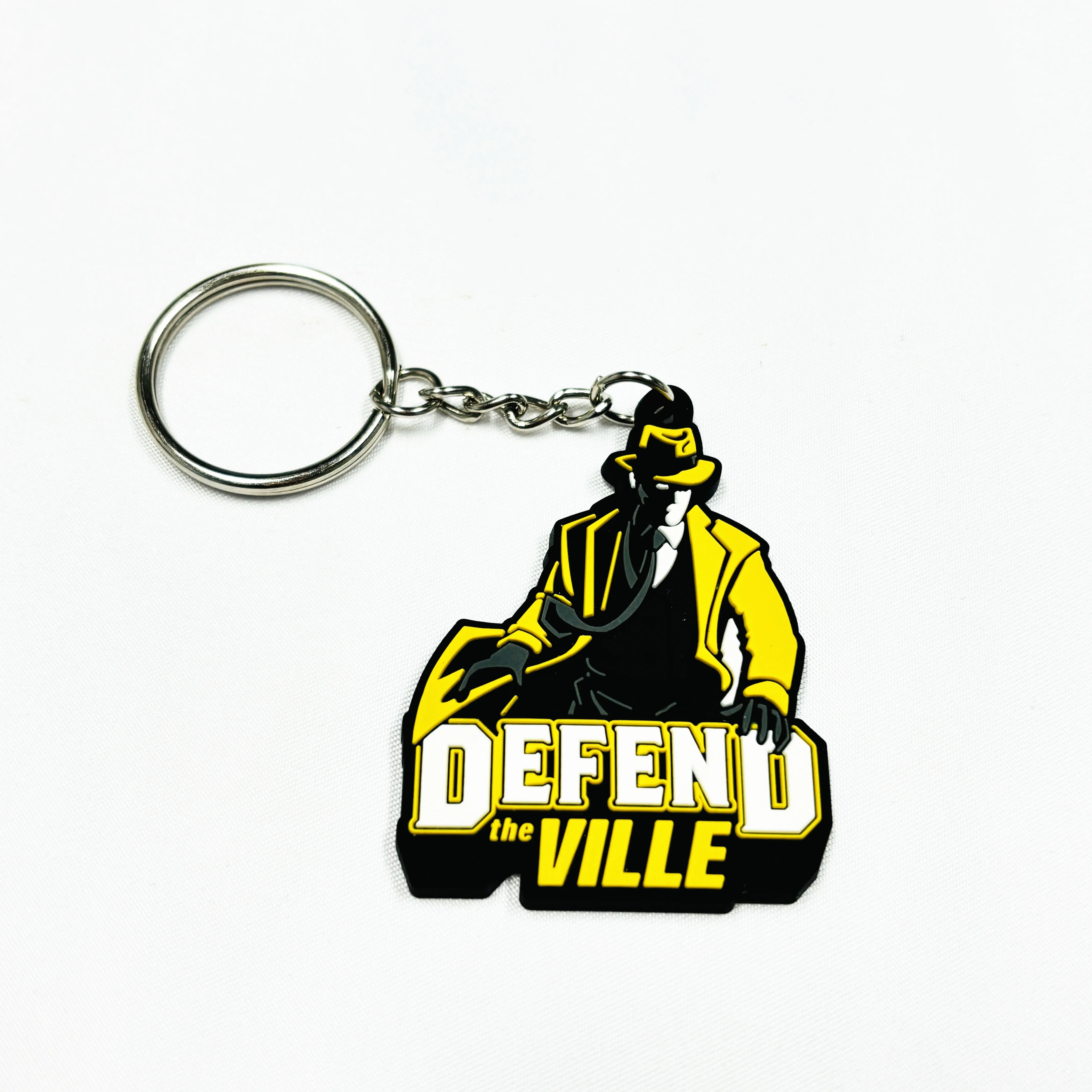 Custom Logo Embossed  Rubber Soft PVC 3D 2D Print Promotional Key chains Keyring Personalized  PVC Key Chains